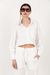 CAMISA ORQUIDEA LINO BLANCA - PRISHA