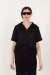 REMERA CROCHET NEGRO