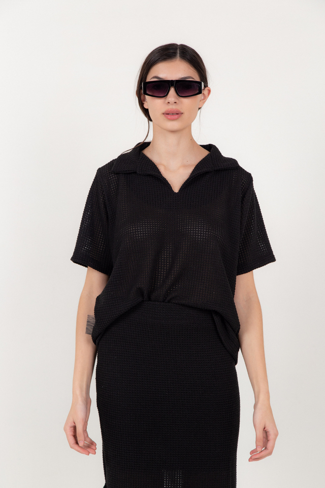 Remera Crochet Negro thumbnail 2