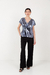 BLUSA CASCADA METAL AZUL - comprar online