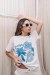 REMERA BASICA ESTAMPA FLORA AZUL