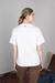 REMERA BASICA BLANCA: METAMORFOSIS AZUL - tienda online