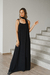 VESTIDO LARGO SALTAMONTES NEGRO - comprar online