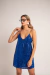 VESTIDO MANI LENTEJUELA AZUL - comprar online