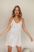 VESTIDO MANI LENTEJUELA BLANCO en internet