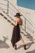 VESTIDO LARGO CHIC NEGRO en internet