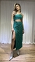 Imagen de VESTIDO LARGO COPACABANA PLATA/VERDE