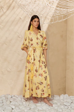 Yatay Vestido Largo Cruzado