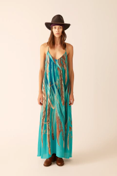 Iruya Vestido Largo Con Espalda Descubierta en internet