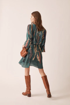 Iruya Vestido Corto Cruzado en internet