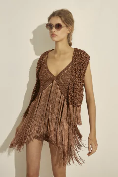 Crochet Top Con Flecos Pre Order