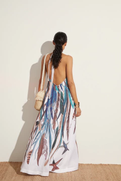 Imagen de Iruya Vestido Cuello Alto Con Espalda Descubierta