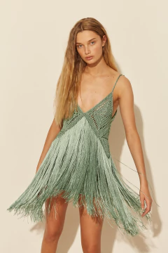 Crochet Top Con Flecos Pre Order - tienda online