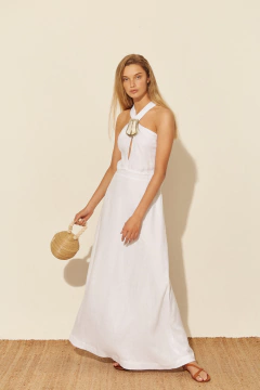 Asta Vestido Largo Con Abertura - Pre Order