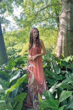 Garza Mora Vestido Largo Escote V