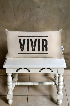 Almohadón Alargado VIVIR - comprar online