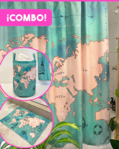 COMBO DE BAÑO MAPA AQUA
