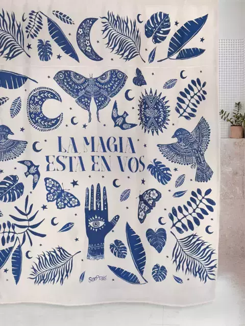 CORTINA DE BAÑO LA MAGIA ESTÁ EN VOS - OUTLET! *leer descripción - comprar online