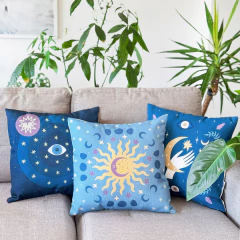 Funda de Almohadón Cuadrado COSMOS OJO - SorPrais