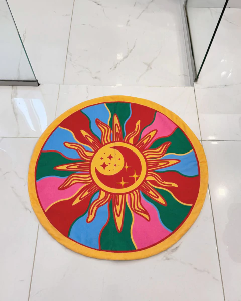 Alfombra con forma - Sol - comprar online