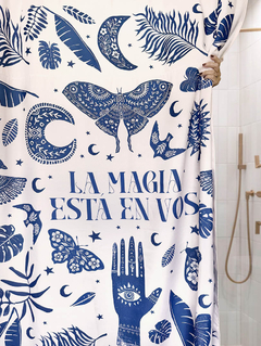 CORTINA DE BAÑO LA MAGIA ESTÁ EN VOS - comprar online