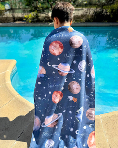 TOALLA PARA NIÑOS - PLANETAS