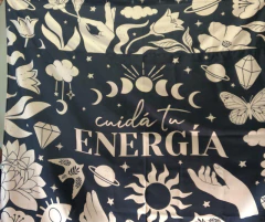 CORTINA DE BAÑO CUIDA TU ENERGIA - OUTLET! *leer descripción en internet