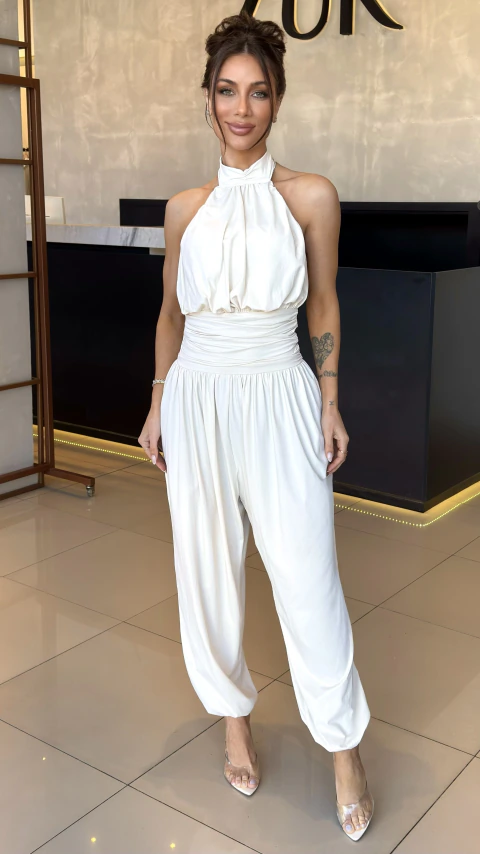 Macacão Vitória - Off-White