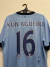 Manchester City 2014 Tit #16 Kun Aguero Talle L (54 x 76 cm) - Camisetas con historia