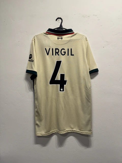 Liverpool Supl 2021/22 Réplica #4 Van Dijk Talle L (56 x 76 cm)