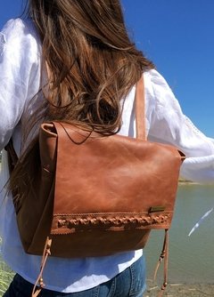 Mochila de Cuero INES - comprar online