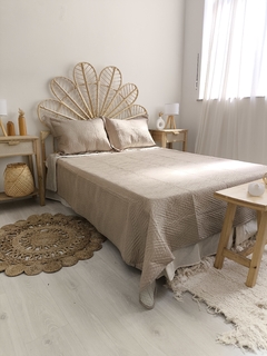 Set Cubrecama Miramar Tostado - comprar online