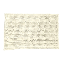 Alfombra de Baño Chenille Duo Marfil