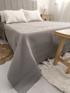 Cubrecama Quilt Doble Faz: Cariló Gris