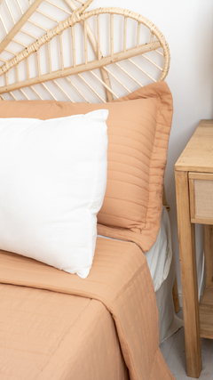 Set Cubrecama +Fundas de Almohadón Madryn: Camel - tienda online