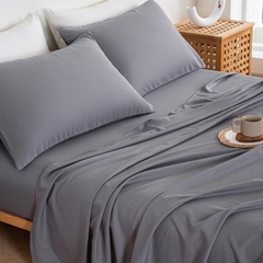 Sábanas de Fibras de Bambù 500 Hilos: GRIS - comprar online