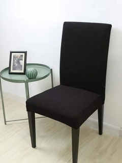 SET por 6 FUNDAS DE SILLA ELASTIZADAS - MAITENAIKA BLANQUERIA