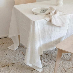 Mantel de Tusor Blanco Off White - comprar online