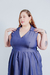 Vestido Meirut azul - comprar online
