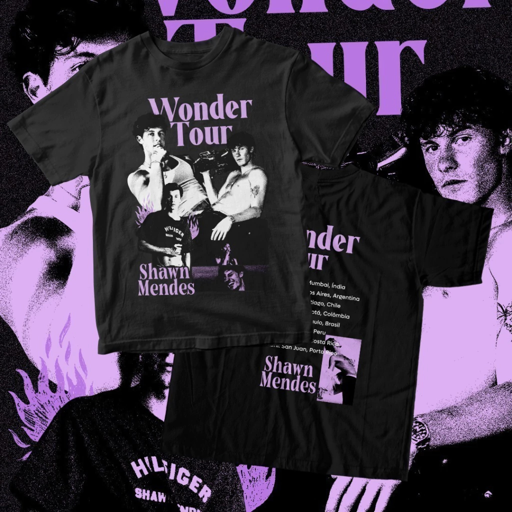 Camiseta Wonder Tour (Shawn Mendes)