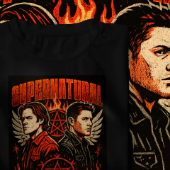 Camiseta SN Caçadores (Supernatural) - Tlaco Store, A Loja do Fã de Verdade!