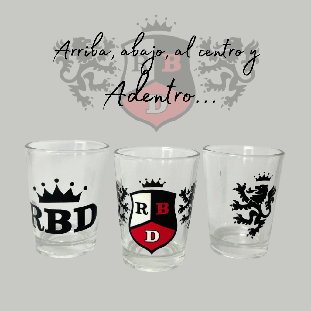 Kit copo de shot RBD por siempre!