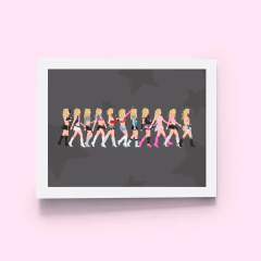 Quadro Anahi Tour Generación Blondie Version na internet