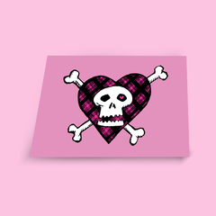 Quadro Skull heart (Avril Lavigne) na internet