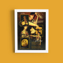 Quadro Baekhyun Hello World (EXO) - Tlaco Store, A Loja do Fã de Verdade!