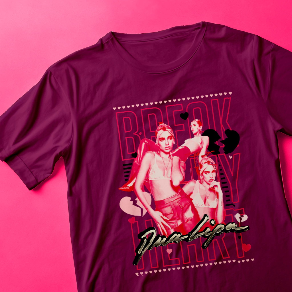 Camiseta Break my heart (Dua Lipa)