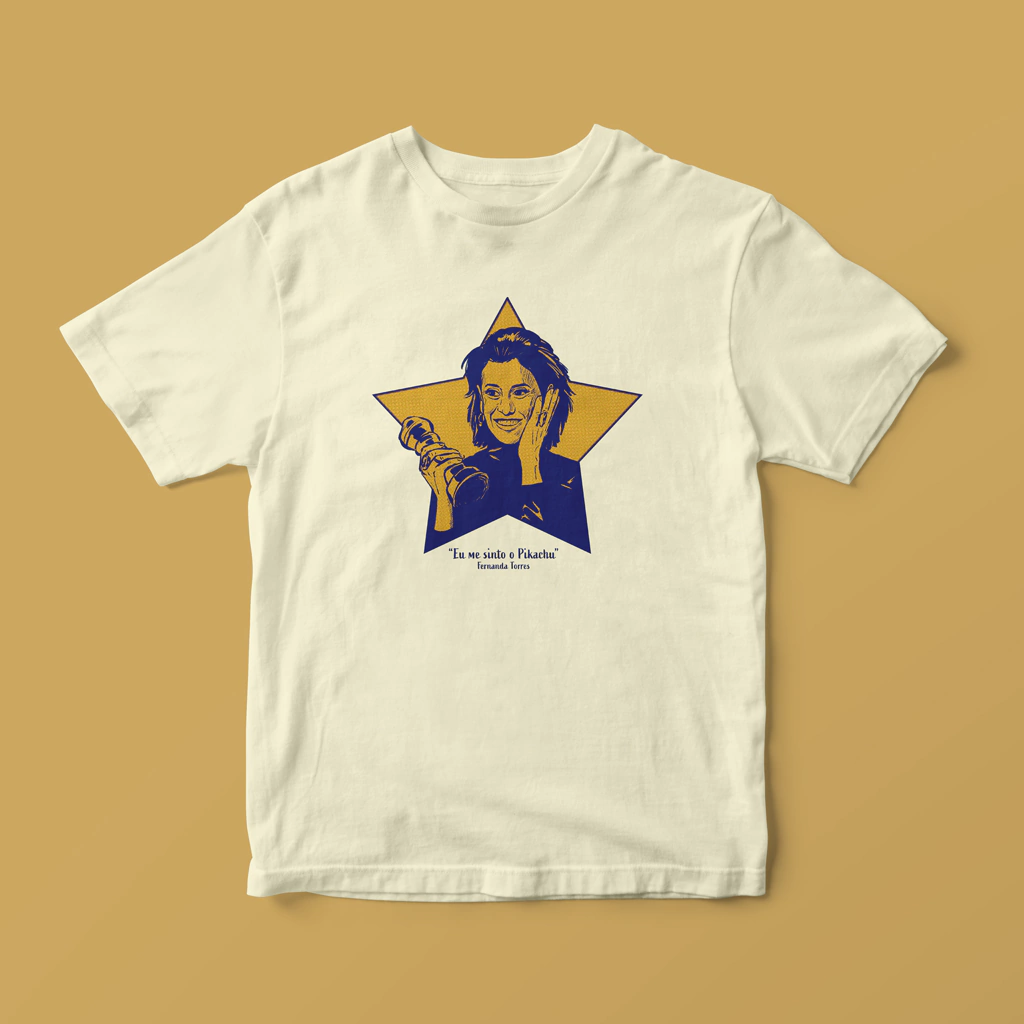 Camiseta Eu me sinto o Pikachu (Fernanda Torres)
