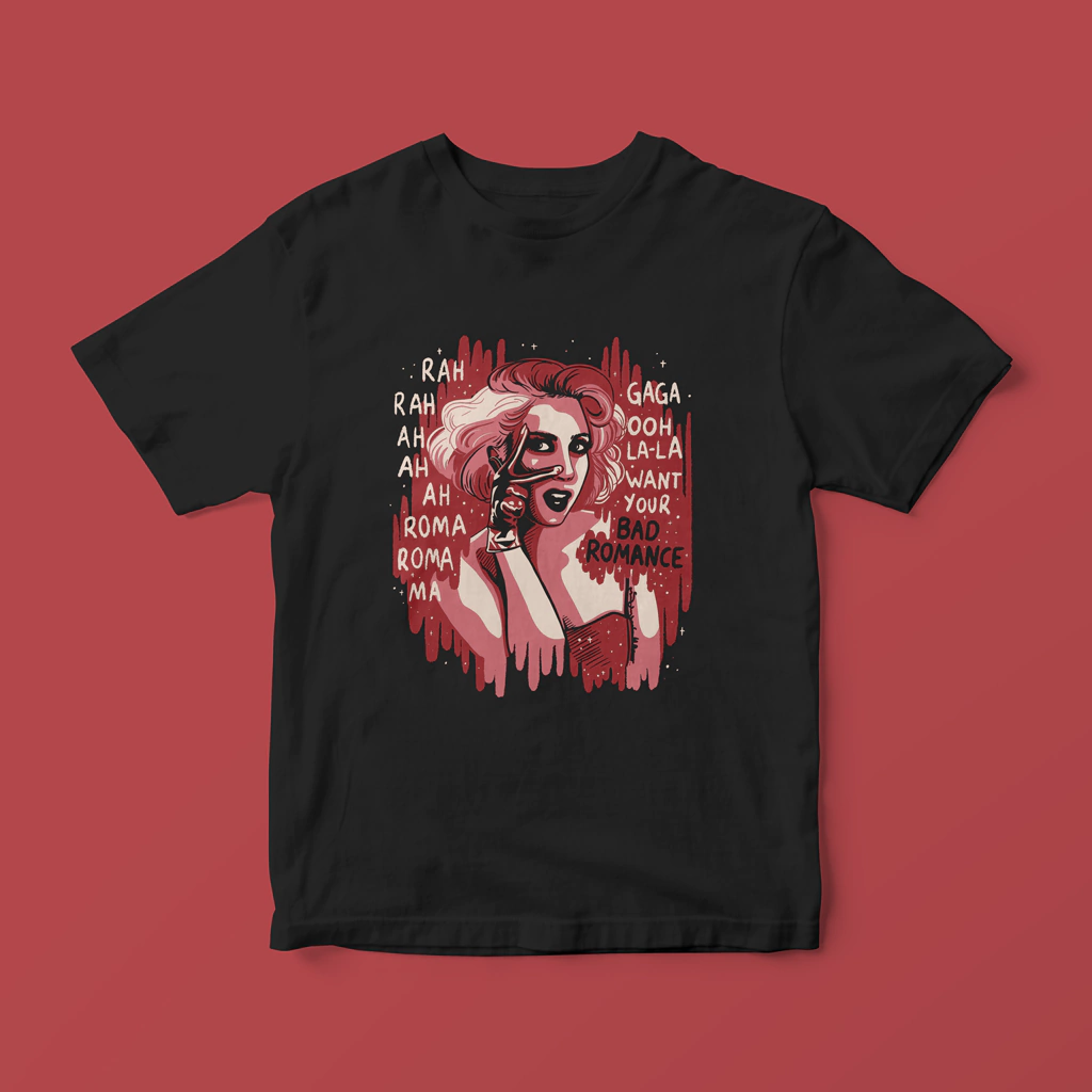 Camiseta Bad Romance (Lady Gaga)