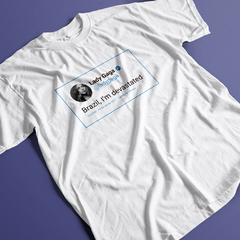Camiseta Brazil I'm Devastated (Lady Gaga)