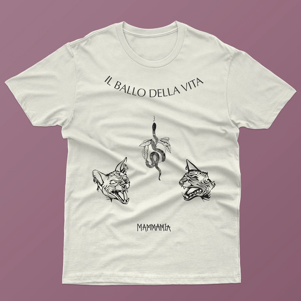 Camiseta Tattoos (Damiano David)